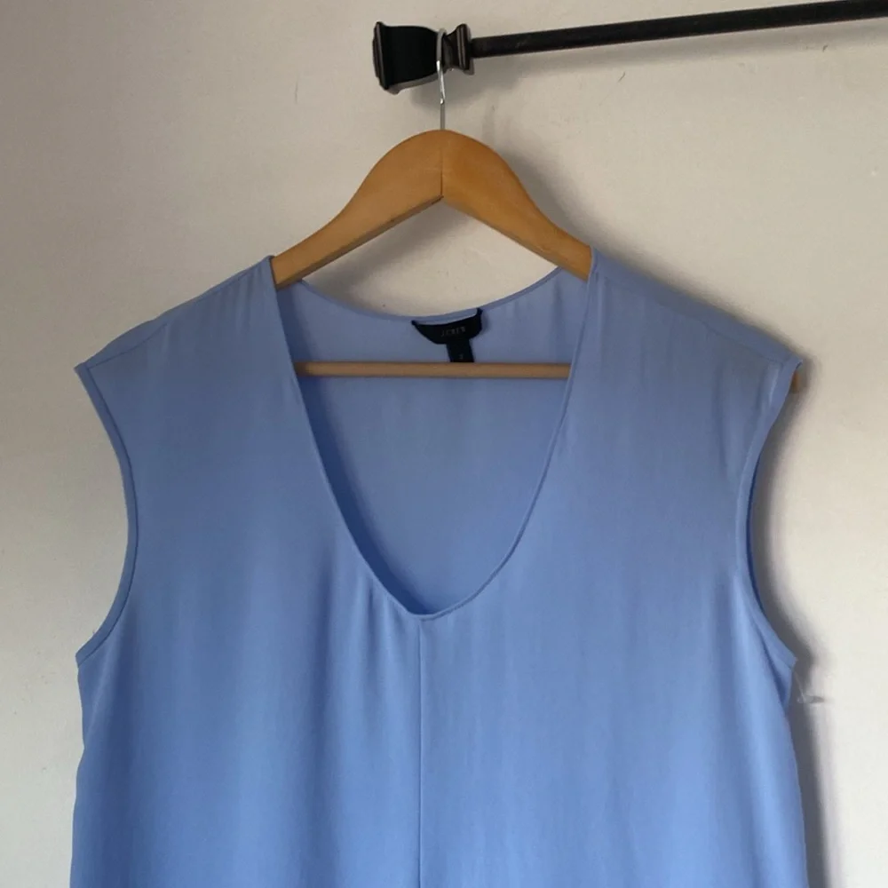 J.Crew 2 Cap Sleeve Shirttail Top